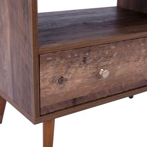 TV cabinet Shanice Hm8659 walnut color 120x39x50cm