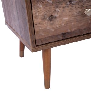 TV cabinet Shanice Hm8659 walnut color 120x39x50cm