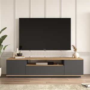 TV cabinet Soren sonoma/anthracite 180x44.5x44.6cm