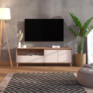 Тв шкаф Stirling Tv 157 3k1f2v цвят кашмир 157x40x53см