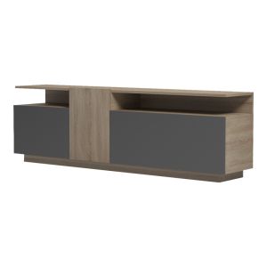 Vendora TV cabinet in sonoma-anthracite color 150x29.5x46.3cm