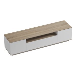 Winey TV cabinet in sonoma-white color 180x44.5x44.5cm