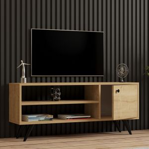 Wison TV cabinet in oak shade 120x29x50cm