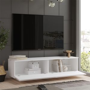 TV cabinet Zoeva white color White140x,35x38,2cm