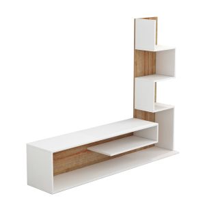 TV cabinet with shelf Edelie melamine 149.5x29.5x120.8hcm Hm8908.11
