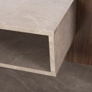 TV cabinet with shelf Edelie melamine 149.5x29.5x120.8hcm Hm8908.14