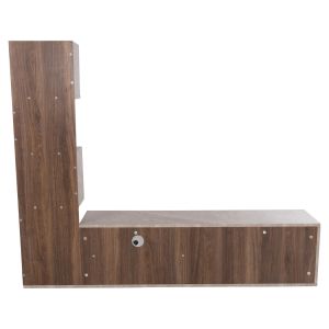 TV cabinet with shelf Edelie melamine 149.5x29.5x120.8hcm Hm8908.14