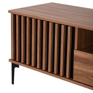 Тв шкаф серия Harry цвят натурално дърво-черен пдч 200x40x47.5hcм Hm18008.01