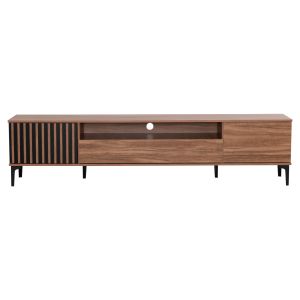 Тв шкаф серия Harry цвят натурално дърво-черен пдч 200x40x47.5hcм Hm18008.01