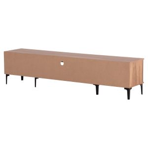 Тв шкаф серия Harry цвят натурално дърво-черен пдч 200x40x47.5hcм Hm18008.01