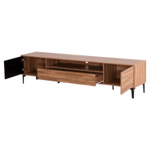 Тв шкаф серия Harry цвят натурално дърво-черен пдч 200x40x47.5hcм Hm18008.01