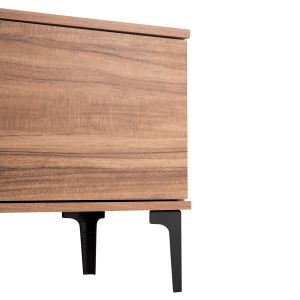 Тв шкаф серия Harry цвят натурално дърво-черен пдч 200x40x47.5hcм Hm18008.01