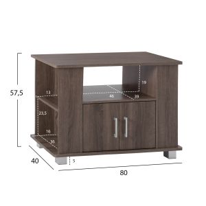 TV cabinet walnut color 80x40x57.5 Hm2404.01