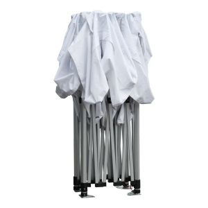 Cressen Hm6306 foldable awning - aluminum silver frame - white awnings 3x4.5x3.4hm