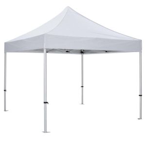 Matthew-al Hm6313 foldable awning - professional use - aluminum frame in silver-white abarium 3x3x3.43cm