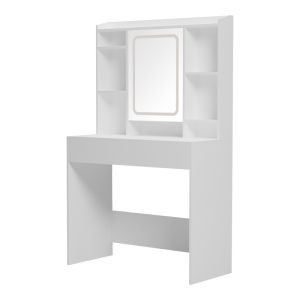 Efilia dressing table with Led in white color 90x40x145cm