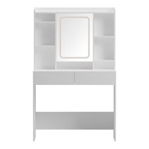 Efilia dressing table with Led in white color 90x40x145cm