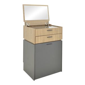 Sonlen dressing table in dark gray-sonoma color 60x45x130cm