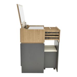 Sonlen dressing table in dark gray-sonoma color 60x45x130cm