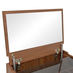 Sonlen dressing table in walnut-cream color 60x45x130cm