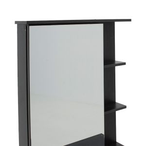 Dressing table with mirror Zelia wenge color