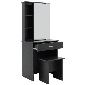 Dressing table with mirror Zelia wenge color
