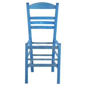 Traditional chair Jhett, beech, impregnated in blue - frame only 40x42x87cm (hm5575,05)