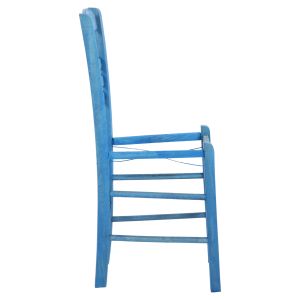 Traditional chair Jhett, beech, impregnated in blue - frame only 40x42x87cm (hm5575,05)