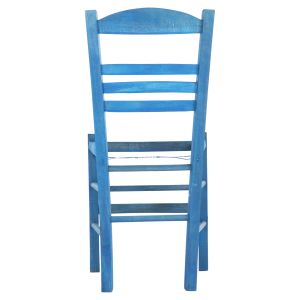 Traditional chair Jhett, beech, impregnated in blue - frame only 40x42x87cm (hm5575,05)