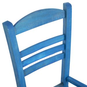 Traditional chair Jhett, beech, impregnated in blue - frame only 40x42x87cm (hm5575,05)