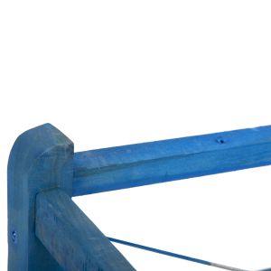 Traditional chair Jhett, beech, impregnated in blue - frame only 40x42x87cm (hm5575,05)