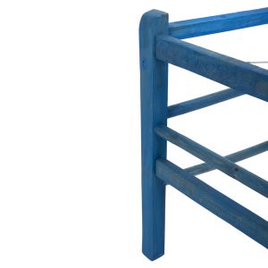Traditional chair Jhett, beech, impregnated in blue - frame only 40x42x87cm (hm5575,05)
