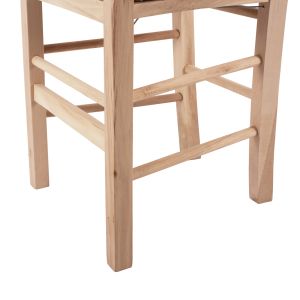 Traditional chair without colored varnish with matte finish Hm10258
