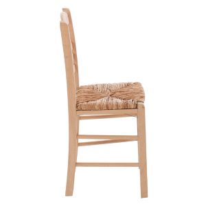 Traditional chair with straw, untreated Hm10369.02