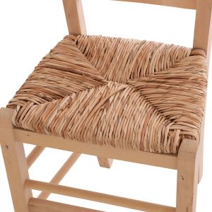 Traditional chair with straw, untreated Hm10370,02