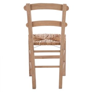 Traditional chair with straw, untreated Hm10370,02