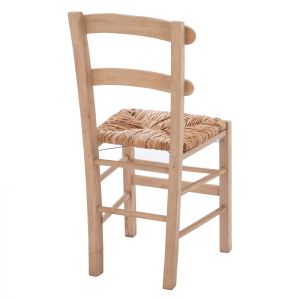 Traditional chair with straw, untreated Hm10370,02