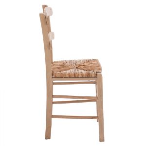 Traditional chair with straw, untreated Hm10370,02