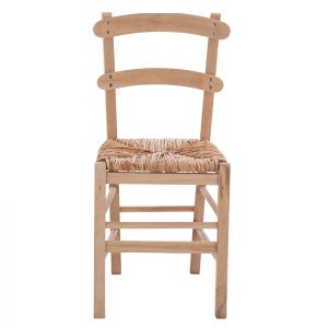 Traditional chair with straw, untreated Hm10370,02