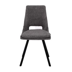 Dining chair Alice gray color 47x54x87cm