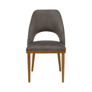Dining chair Castel gray color 50x56x93cm