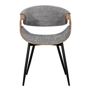 Dining chair Fl1829 gray fabric 54x55x76cm