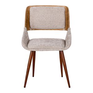 Dining chair Fl1869 beige fabric 51x60x79cm
