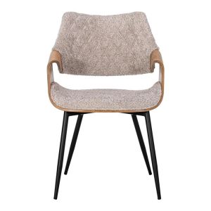 Dining chair Fl6145 beige fabric 58x56x83cm