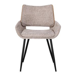 Dining chair Fl6286 beige fabric 58x54x81cm