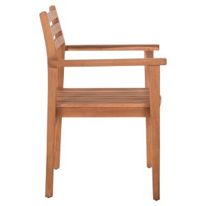 Dining chair Hender Hm6329 teak wood in natural color 61x59x89cm.
