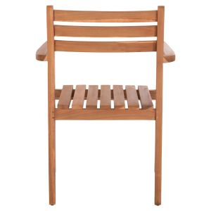 Dining chair Hender Hm6329 teak wood in natural color 61x59x89cm.