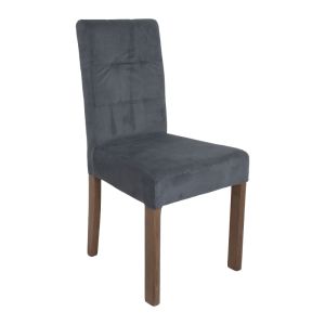 Dining chair T-12 Domenic gray frame gray oak legs 45x45x90cm