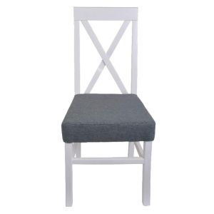 Dining chair Tx white-blue 43x44x98cm