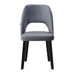 Dining chair Valeria gray fabric 48x48x89cm